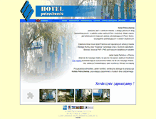 Tablet Screenshot of hotelpetrochemia.pl